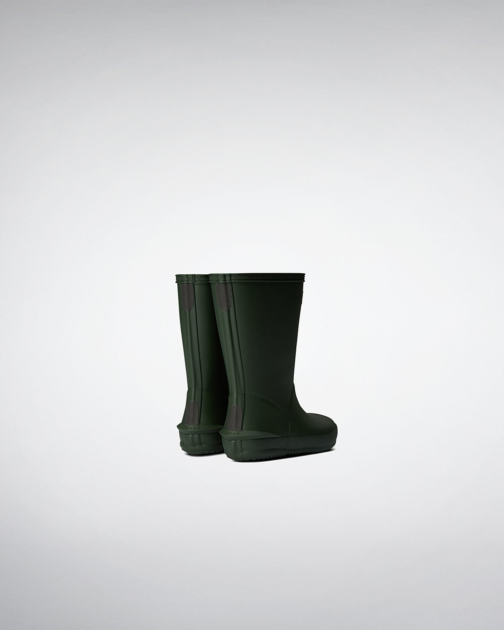 Bottes de Pluie Hunter First Norris Enfant Vert HGXQPYZ-35